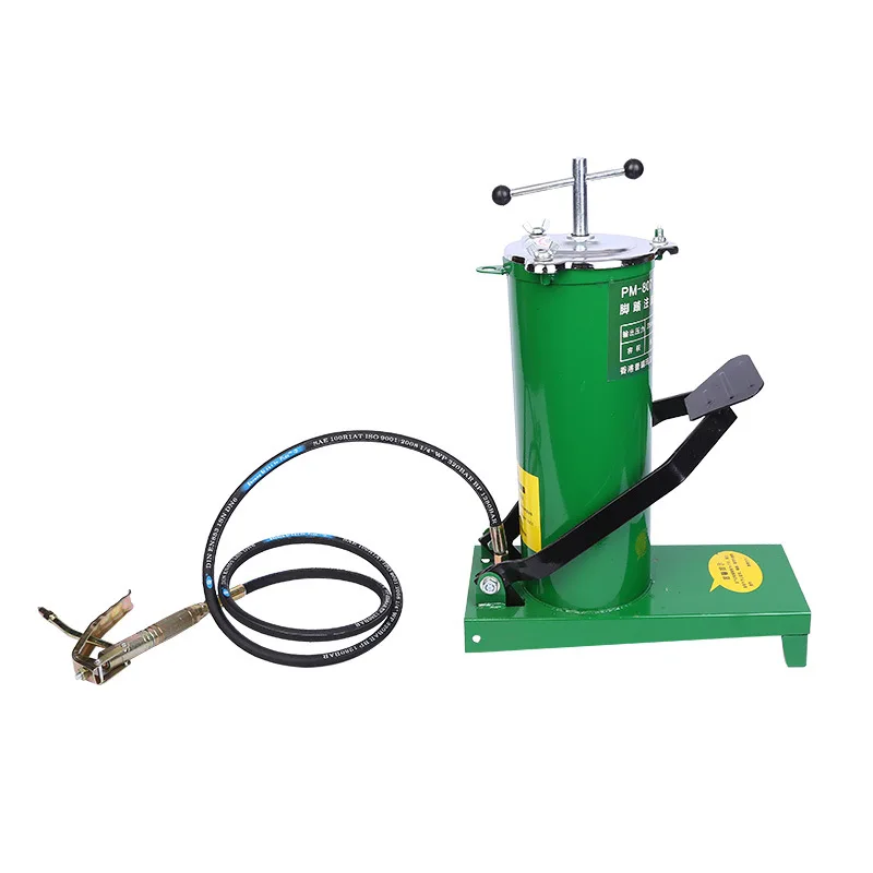 

Foot-pedal yellow machine, high-pressure injector 8l liter 10lL foot-pedal injector