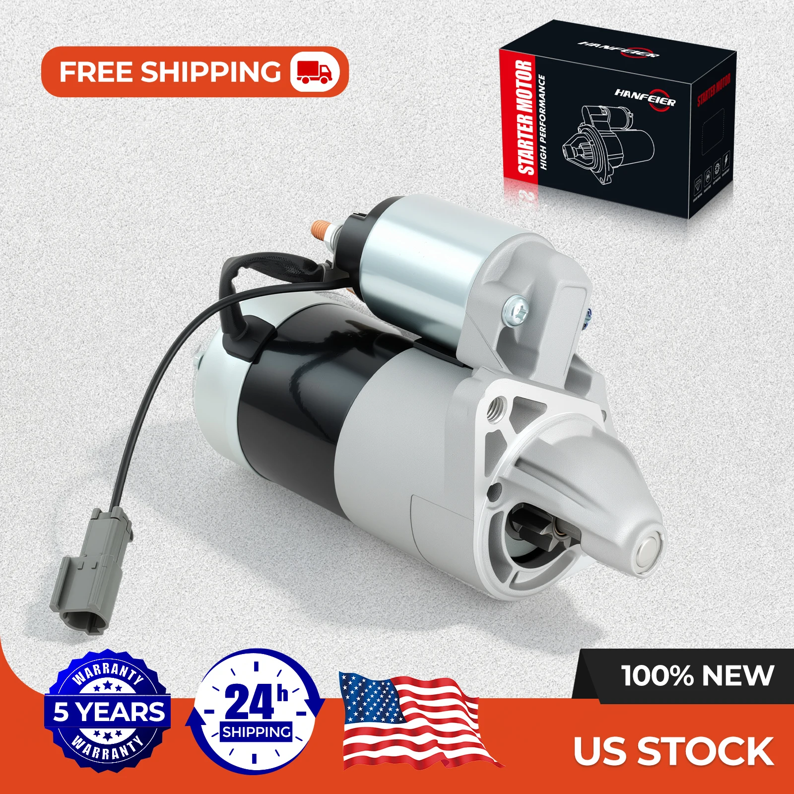 

Starter For Nissan 1.8L Sentra 2003 2004 2005 23300-8U300 SDR0290 9000908 17981