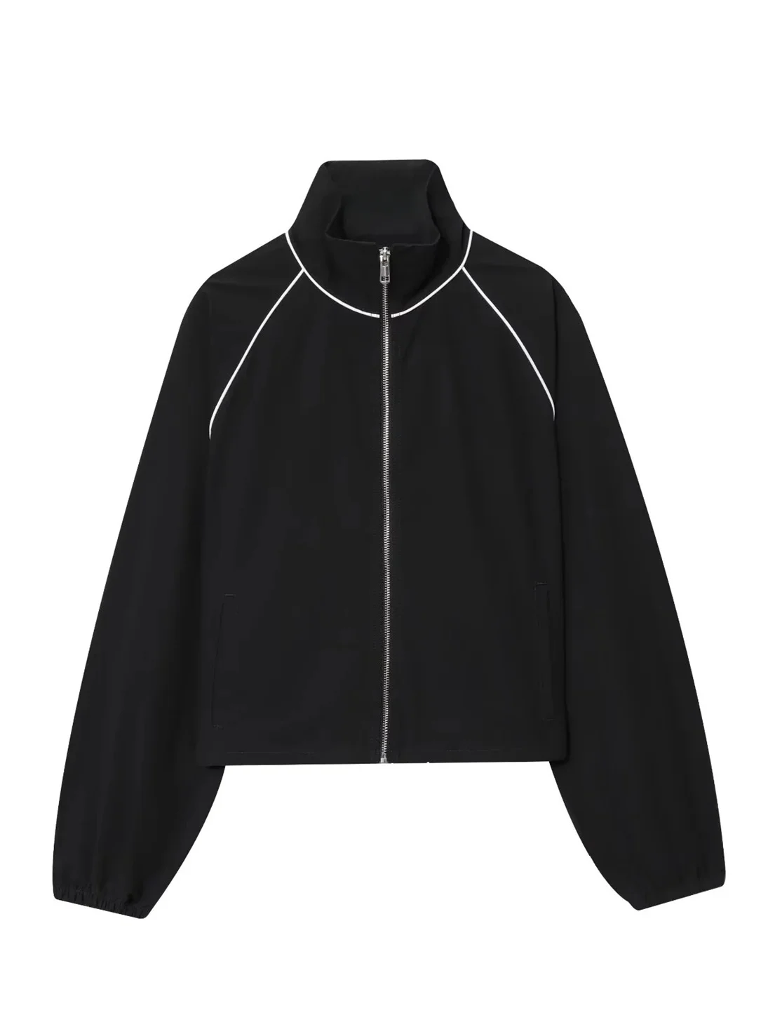 Casual Sle Feminino Longo Sve Gola Nylon Puffy Jaet Zipper Outerwear Outono Nova Chegada Ele Faion Senhoras...