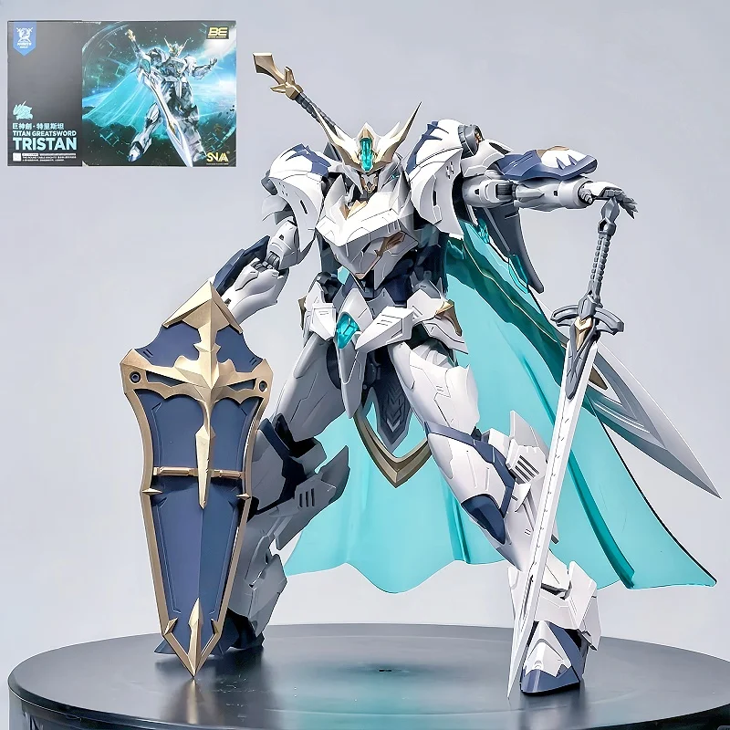 

In Stock Hg 1/144 Titan Greatsword Tristan Action Figure Model Kit - Sc-002 Original Snaa Assemble Toy For Collectors And Fans