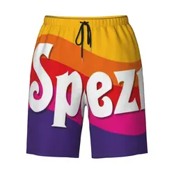Sommer Gym Shorts Herren Paulaner Spezi Sport Fitness Deutschland Erfrischungsgetränk Strandshorts Lässige Badehose Große Größen