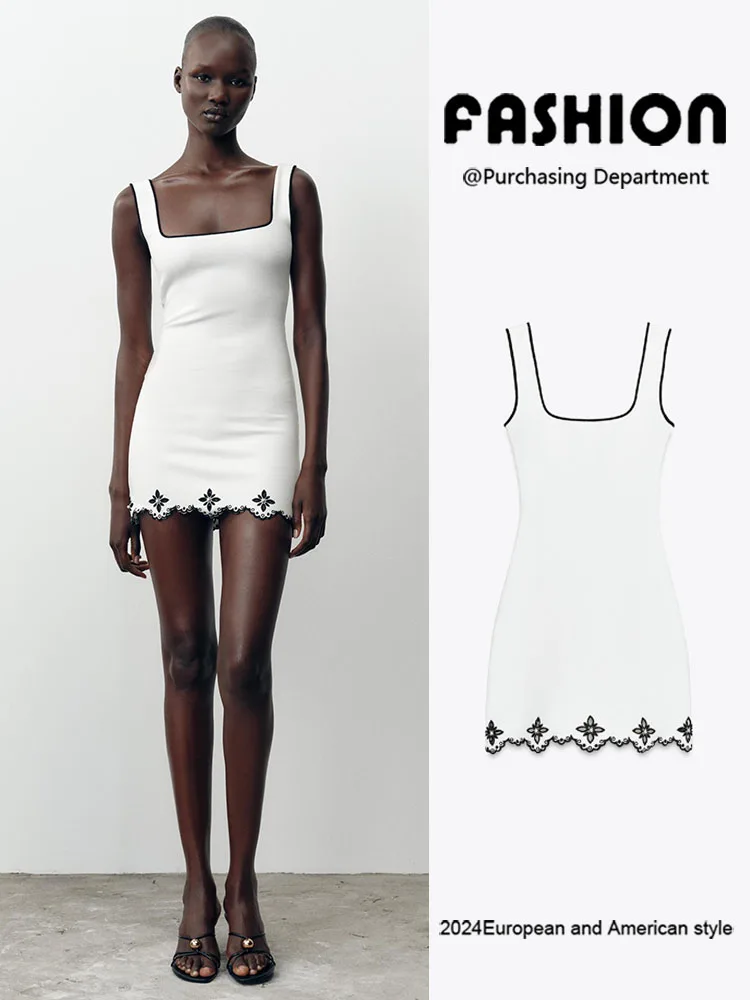 

Summer New Arrival Women's Dr Elely Embroidered Artificial Pearl Svel ort Gown High Waist Par Wear