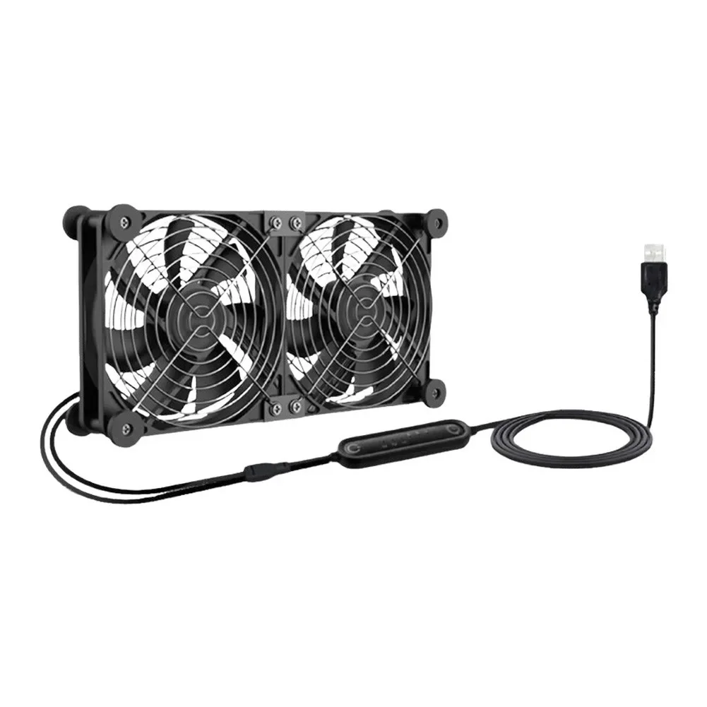 USB 3-speed Adjustable Cooling Fan Suitable For Routers & Other Devices For Air Purifiers, Pet Dryers, And Indust-rial Cabinets
