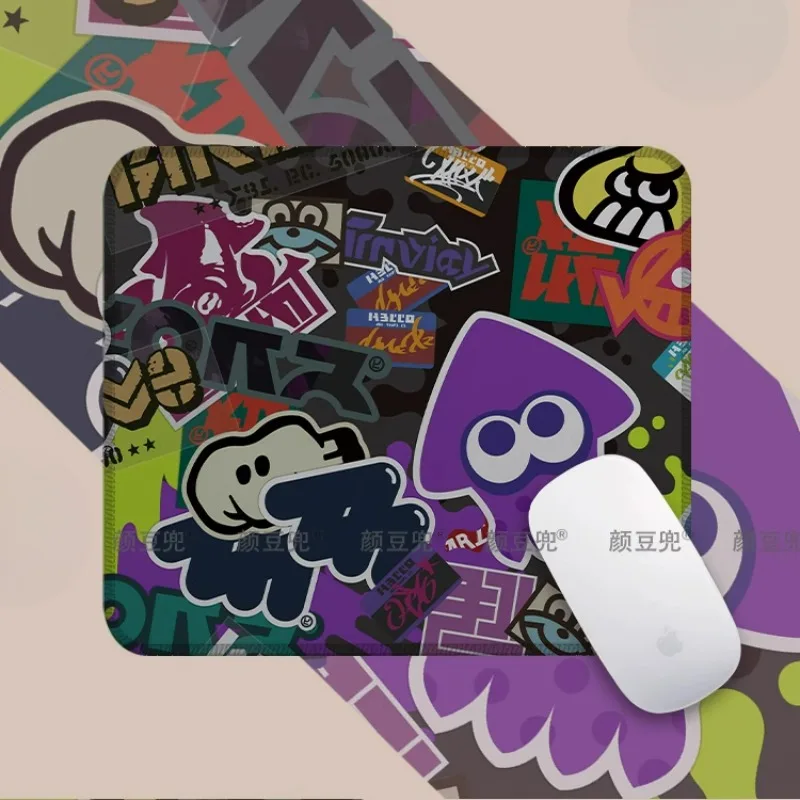 In Stock Splatoon3 Jet Fighter スプラトゥーン Animation Peripheral Table Mat Mousepad Locking Edge Mousepad Silicone Non-slip