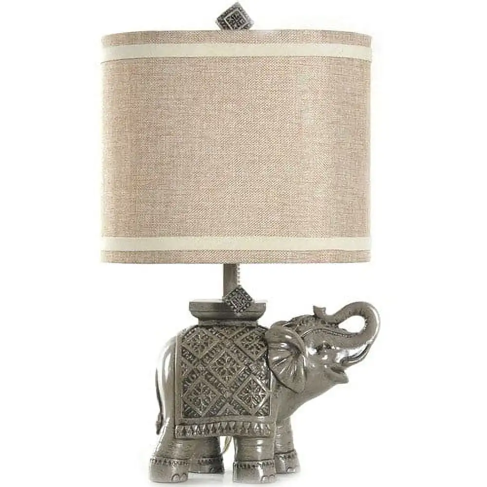 Candeeiro de mesa Elefante Better Homes & Gardens, cinza