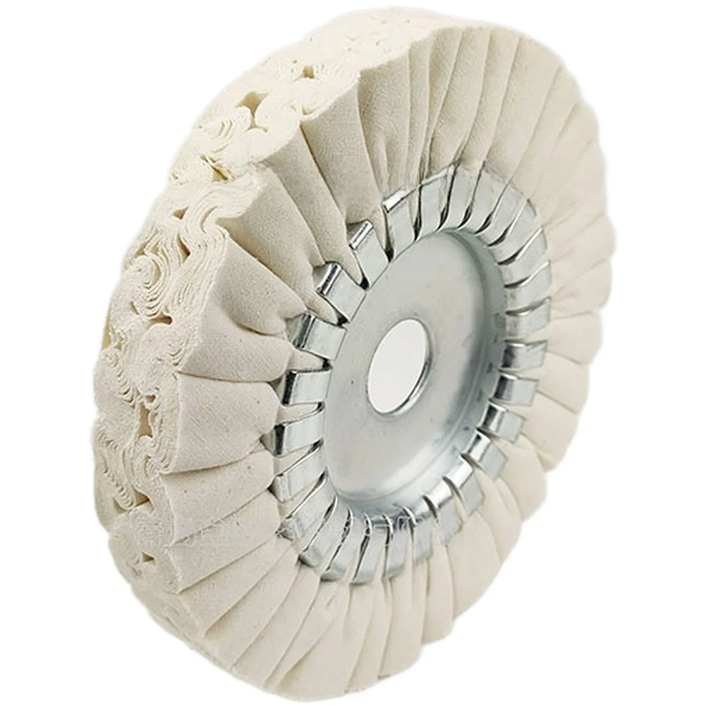 

High Strength Cloth Buffing Wheel Double S Structure For Automatic Edge Banding Machine Woodworking Polishing Accessory