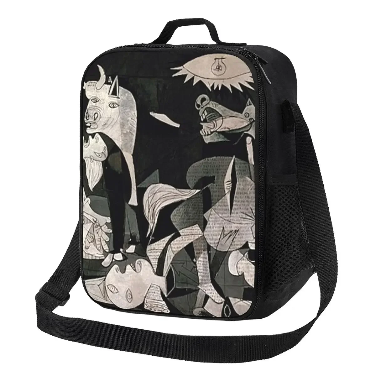 Spanien Pablo Picasso Guernica Isolierte Lunchtaschen für Frauen Wiederverwendbare Thermokühler Lebensmittel Bento Box Outdoor Camping Reisen