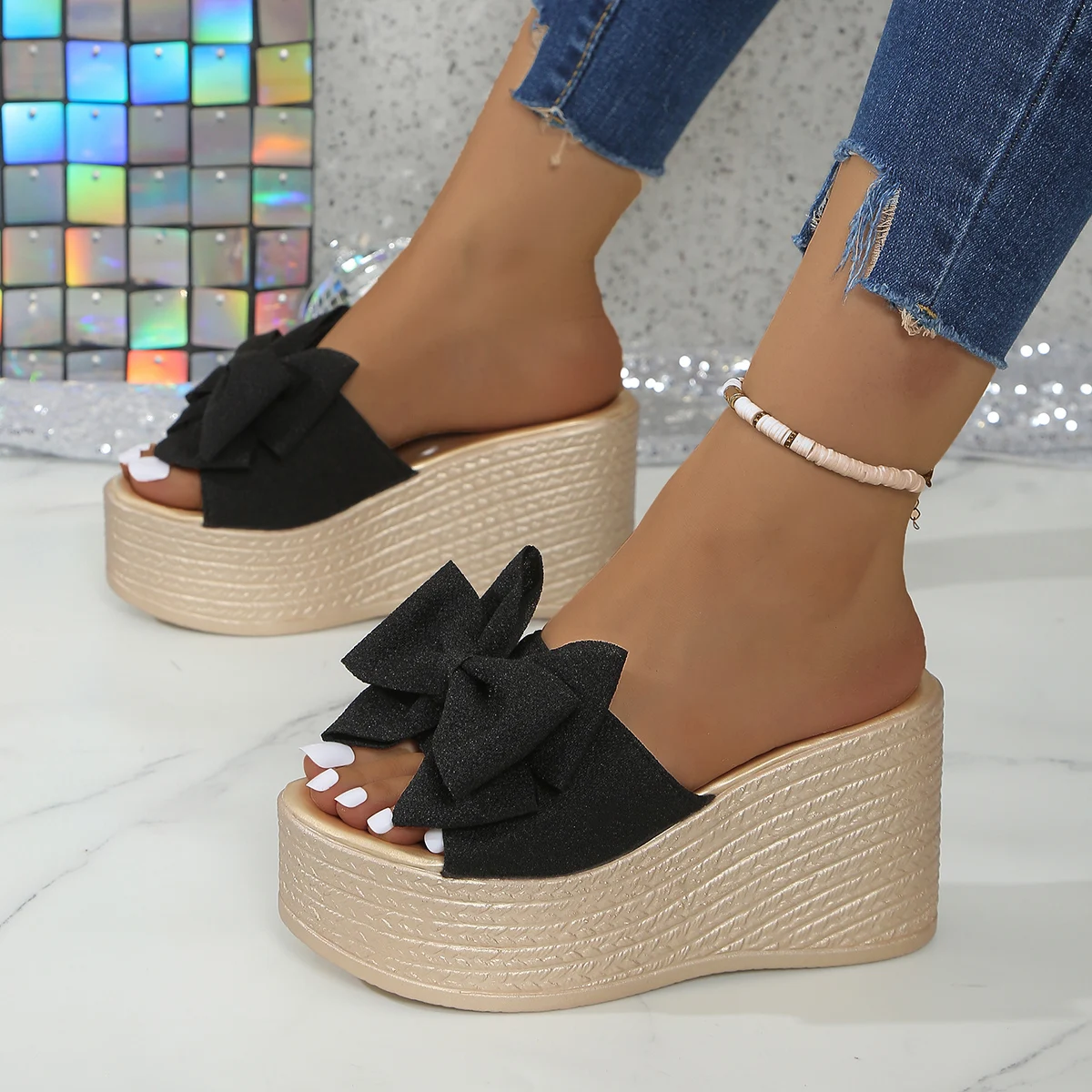 Feminino chinelos de salto alt - Womens Heels avaliação e preço