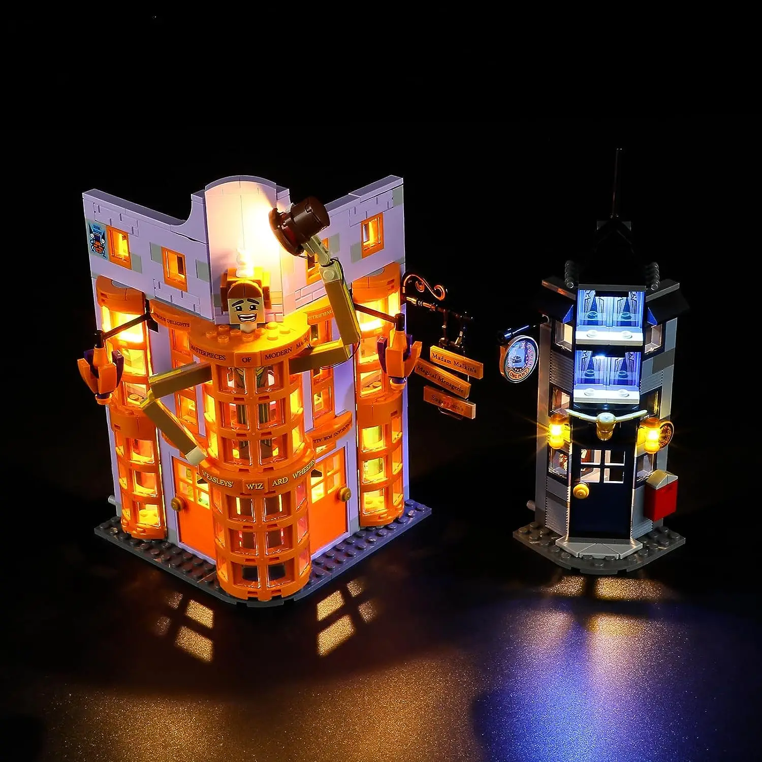 （No LEGO, Just Light）USB Light Kit for Lego 76422 Diagon Alley: Weasleys' Wizard Wheezes Building Blocks Brick