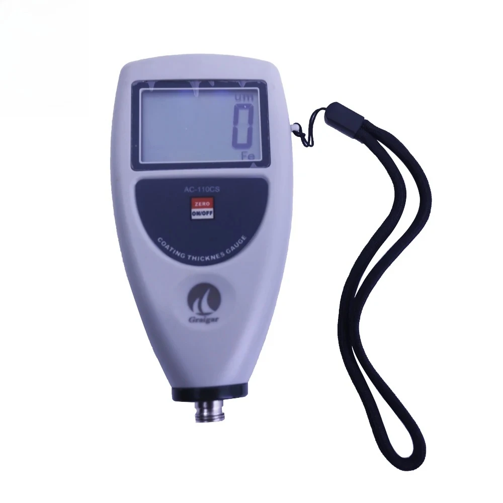 

Портативный цифровой толщиномер покрытия AC-110CS, диапазон измерения 0~1250 Um 0~50mil для измерения толщины покрытия