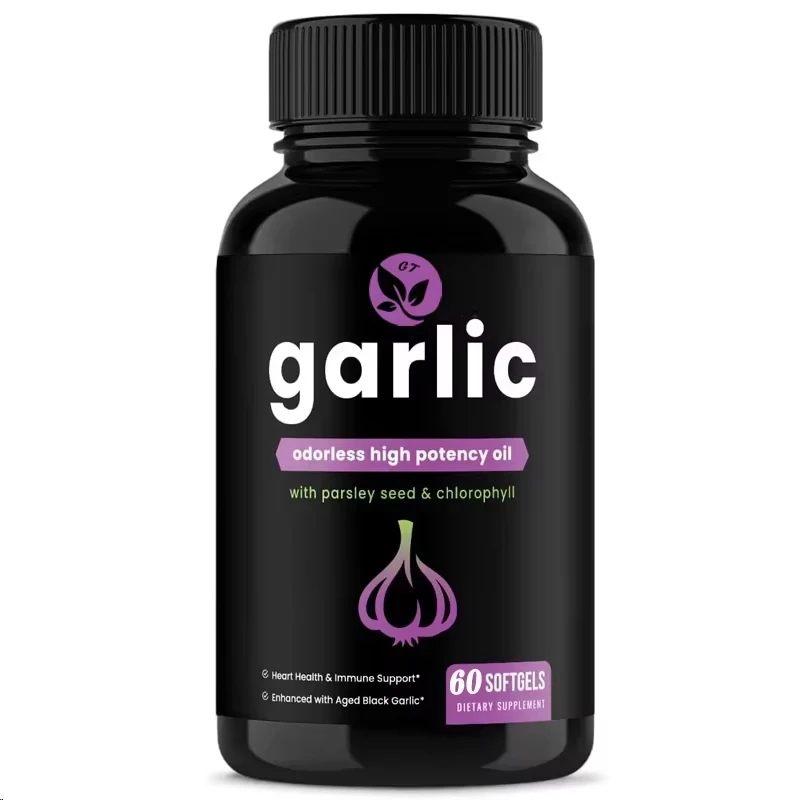 

Таблетки для чеснока без запаха — супермягкие капсулы, 1000 мг, добавка с поддержкой иммунитета, экстракт ежевидной, хлорофила и черного чеснока