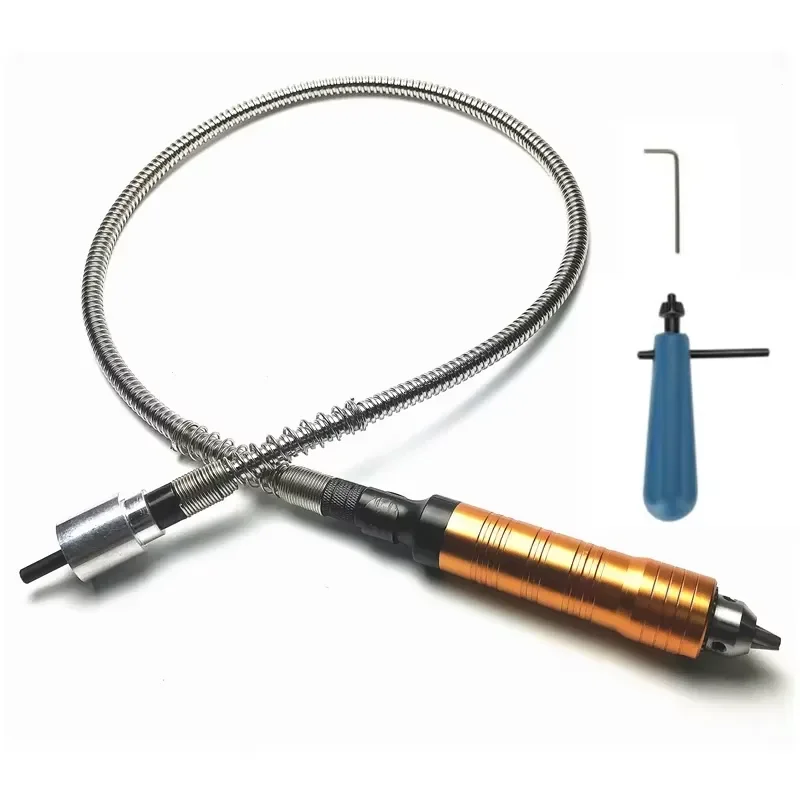 for Dremel Flexible Shaft 6mm 0.24 Inch Extension Cable Electric Drill Handle Chuck Mini Grinder Accessories Rotary Tool