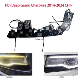 White Light For Jeep Grand Cherokee 2014-2024 Car Headlights DRL Chip Ballast Circuit Board Light Source Board fittings
