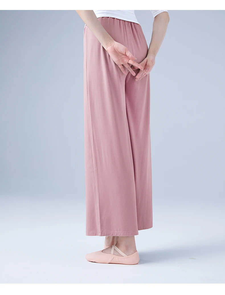 Pantalon ample de danse pour femmes, Costume d'entraînement de danse classique, pantalon doux, Yoga, Jogging, adultes, pantalon de danse moderne