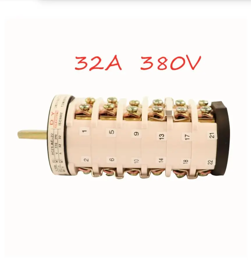 

32A 380V Tyre Changer Switch Two-speed Motor Switch Forward Switch Reverse Switch Tire Repair Replacement Part