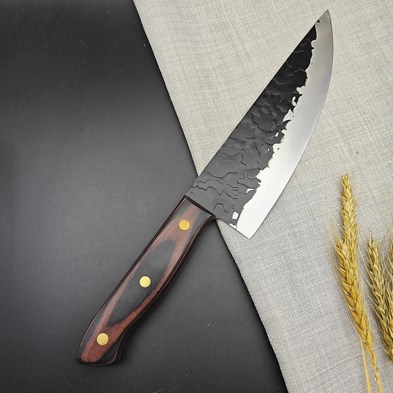 Forged Kitchen Knives Boning Slicing Meat Cleaver Butcher Knife Japanese Chef Knife Professional Cooking Sushi Vegetable Cutter