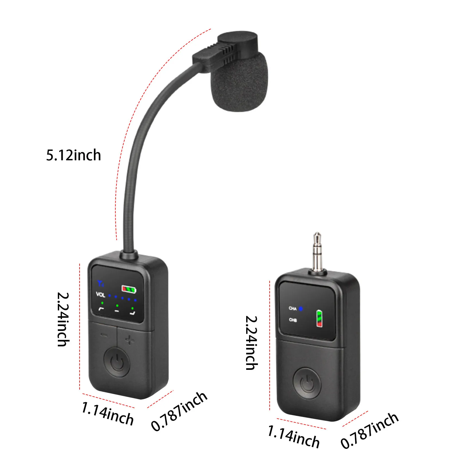 Violin Performance Wireless Microphone Rechargeable Amplification Microphones for Violin Saxophone Brass Wind Instruments view 6