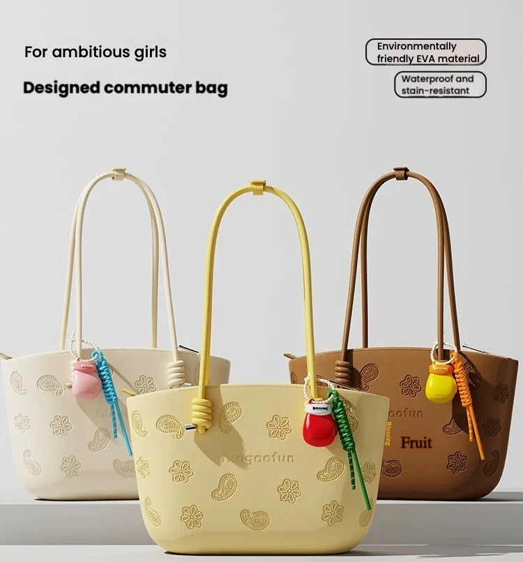 

Новая водонепроницаемая милая сумка-тоут Eva для поездок на работу, прогулок и отпуска, сумка через плечо с передовыми сенсорными технологиями