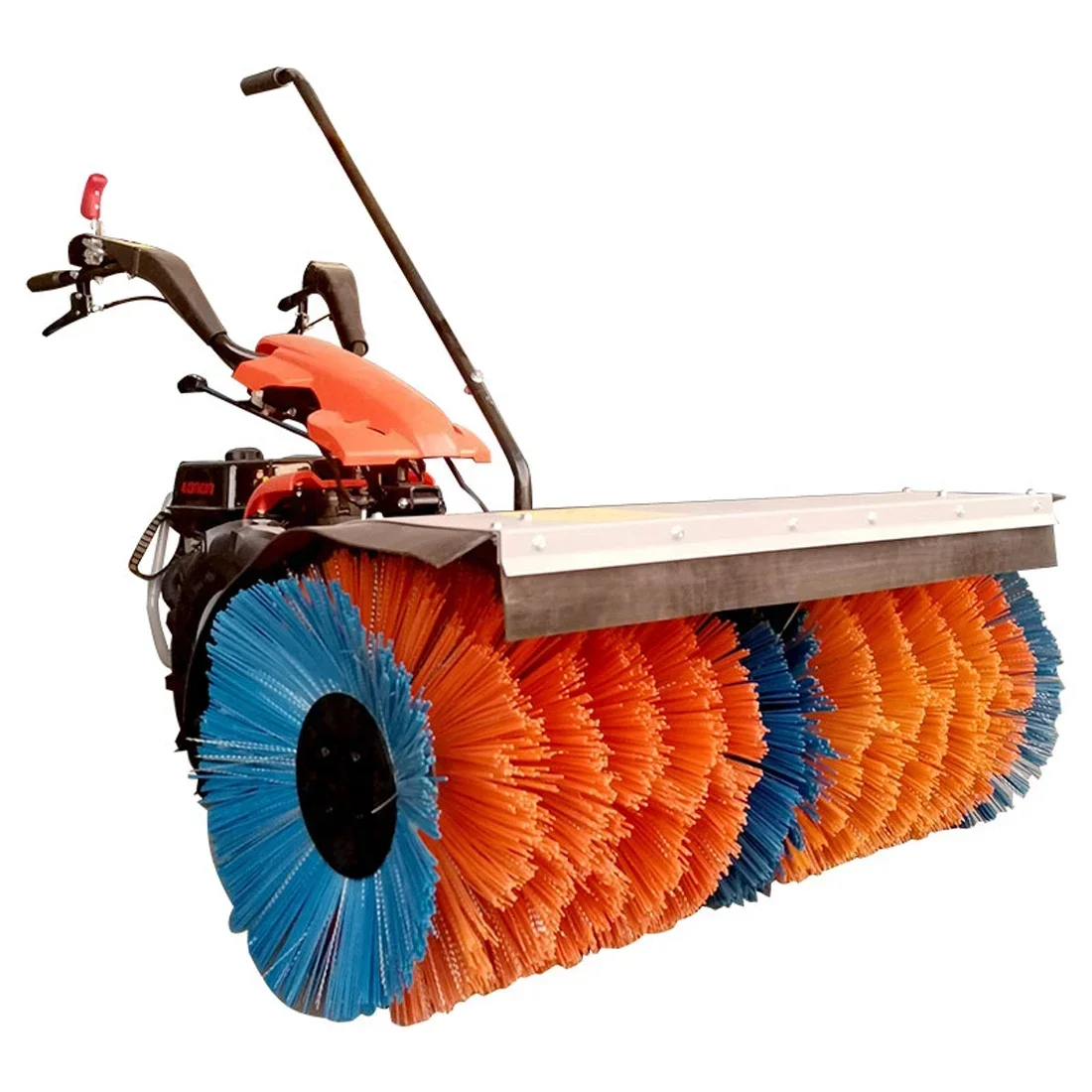 

Fuel Hand-push Small All-gear Roller Brush Snow Remover Property Road Shovel Snow School Factory