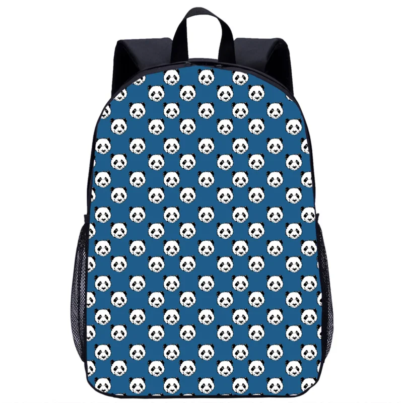 Mochila escolar multifunción con estampado de Panda para hombre y mujer, morral informal de viaje, para uso diario