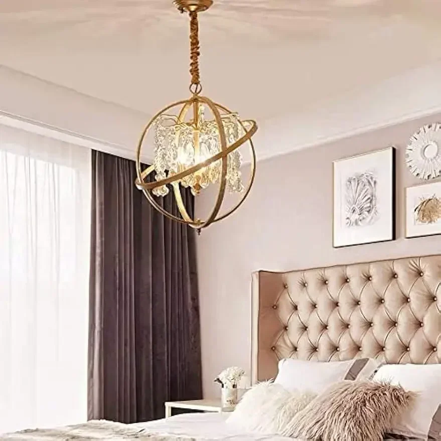 GHJUYIOL YECTSKI Chandeliers, Chandelier, Ceiling Lamp, Retro Universal Bar, Princess Bedroom Restaurant Chandelier