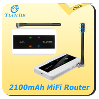 TIANJIE MF904 4G+ Mobile WiFi Router 2100mAh Safe Battery Detachable Antenna Global Band Support Portable Internet Mifi Router ﻿
