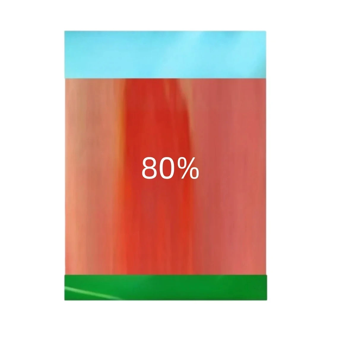 Sac en aluminium personnalisé pour 80% d'ammonium 80%, sacs en plastique doubles pour distributeurs globaux