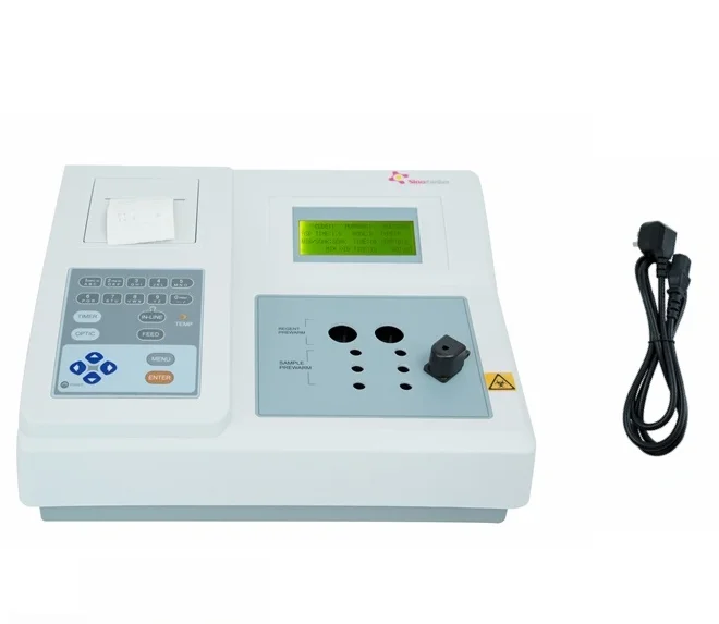 Semi-auto Coagulation Analyzer  Coagulation Analyzer Perform Tests Medical And Laboratory 5-inch screen clotting principle