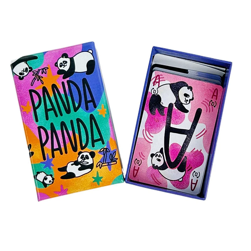 PANDA PANDA Card Board Game Exciting Family Game Night Choice 15 Minutes Quick Play2-4 Players Compact Travel Friendly Small Box