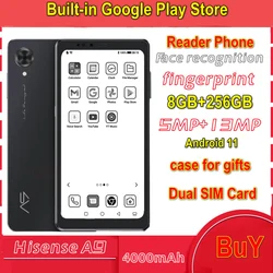 Hisense A9 Ink Screen Phone Multi-language 8GB+256GB hifi cold warm backlight electronic book readers 6.1Inch EInk Display