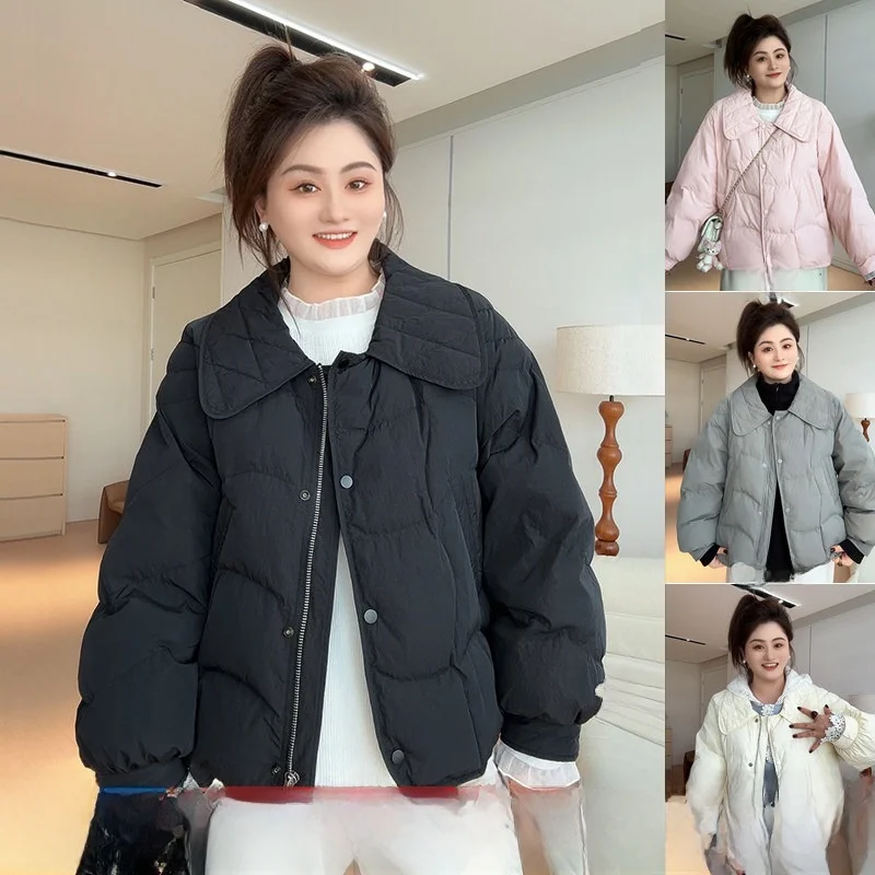 

Padded Jaet Doll Collar Cotton Winter Outerwear Women's Faionable Versatile ort Coat Practical Wearable H624H9033