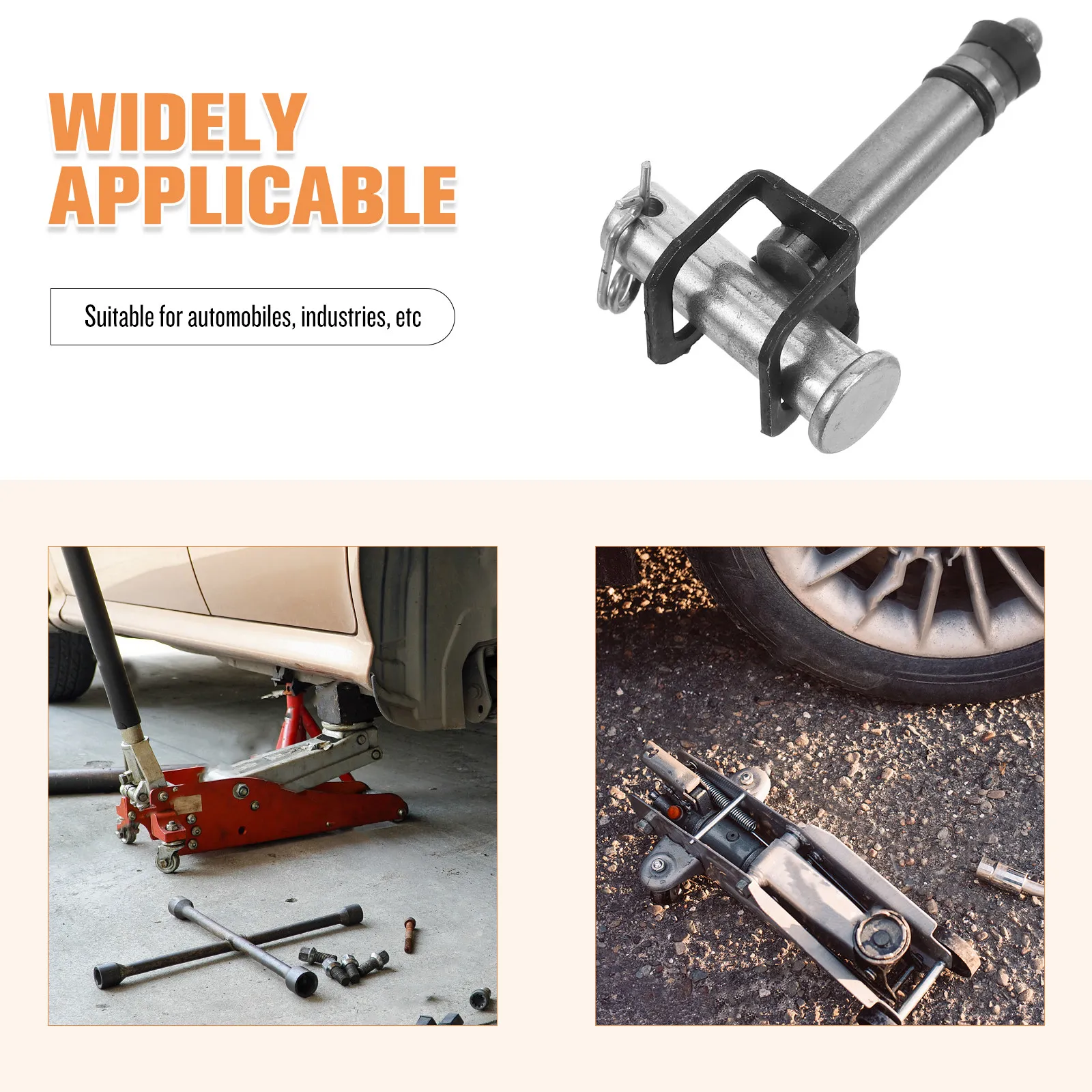 

2 Ton Hydraulic Jack Accessory Set with Hand Press Rod Oil Pump Universal Wheel Clamp for Automotive Repair Stable Lifting