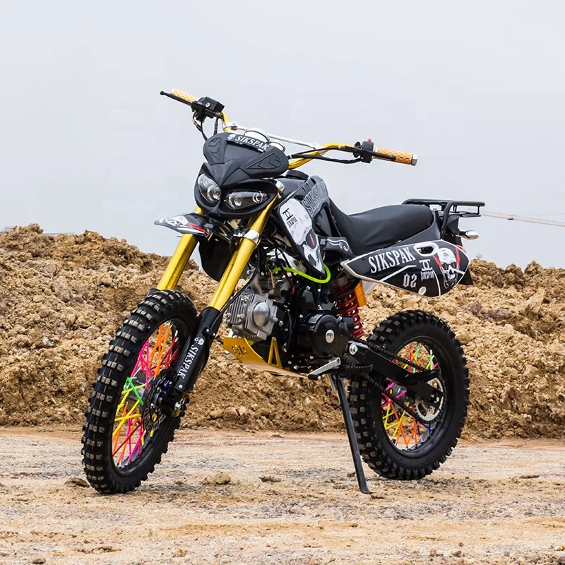 

Gasoline Other Motorcycles 125 cc Air Cool Kick And Electric Start Off Road Dirtbike Adult 4 Stroke Big Wheel Dirt Bike