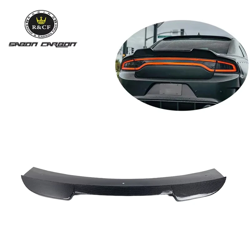 

Задний спойлер из углеродного волокна в стиле SK Highkick для Dodge Charger 2015-21 гг.