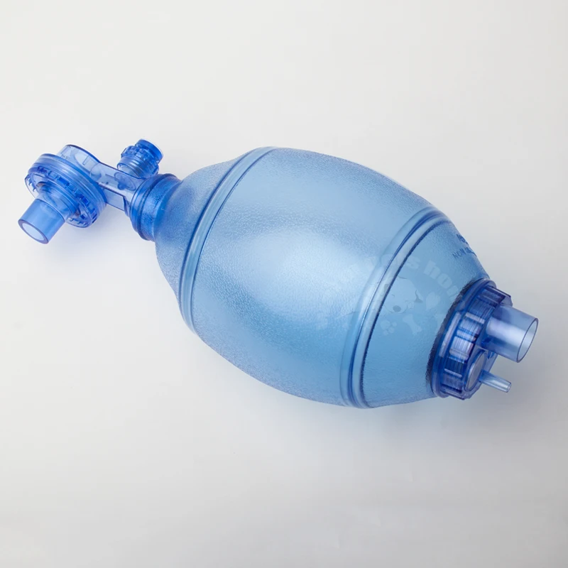 Artificial Emergency Ambu Bag Manual Resuscitator with Respiratory Anesthesia Mask Veterinary Instrument