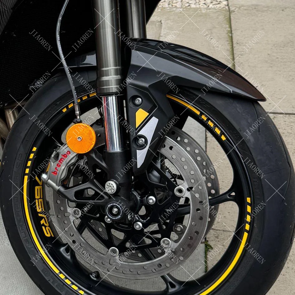 For Triumph Street Triple 765 RS Wheel Stickers Decal Set (2 Wheel Kit for 4 Sides)