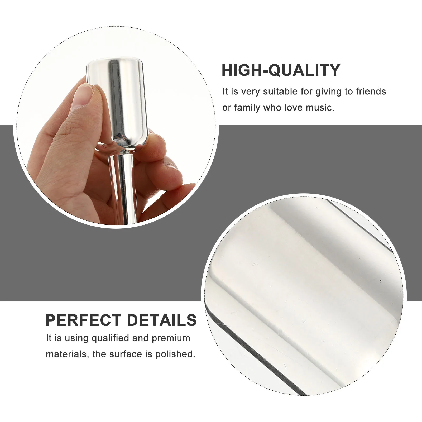 

Trumpet Mouthpiece Replacement Silvering Heavy Type Instrument Accessory For Trumpet Practice Professional Silver Plated