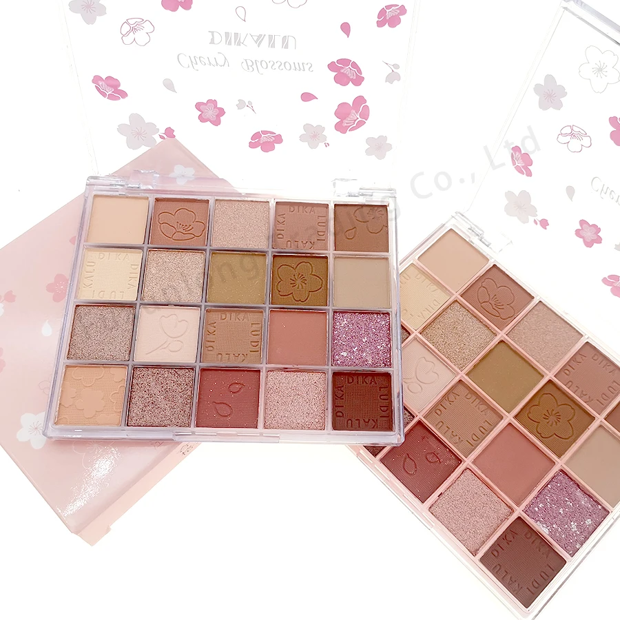 Glitter Eye Shadow Palette Waterproof Korean Makeup Palette Shiny Girl Beginner Eyes Cosmetic Low Saturation Matte Eye Pigment