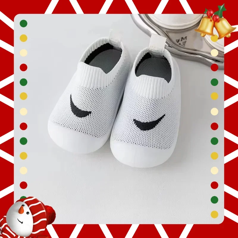 Классический стиль, новая детская сетчатая дышащая нескользящая обувь на мягкой подошве для малышей