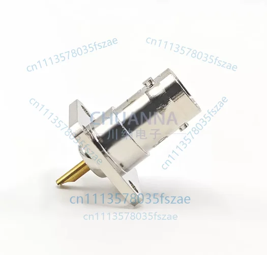 1pc bnc-50kf-1 four-hole flange female base q9-50kf-1 coaxial connector bnc female base soldering plate accessories