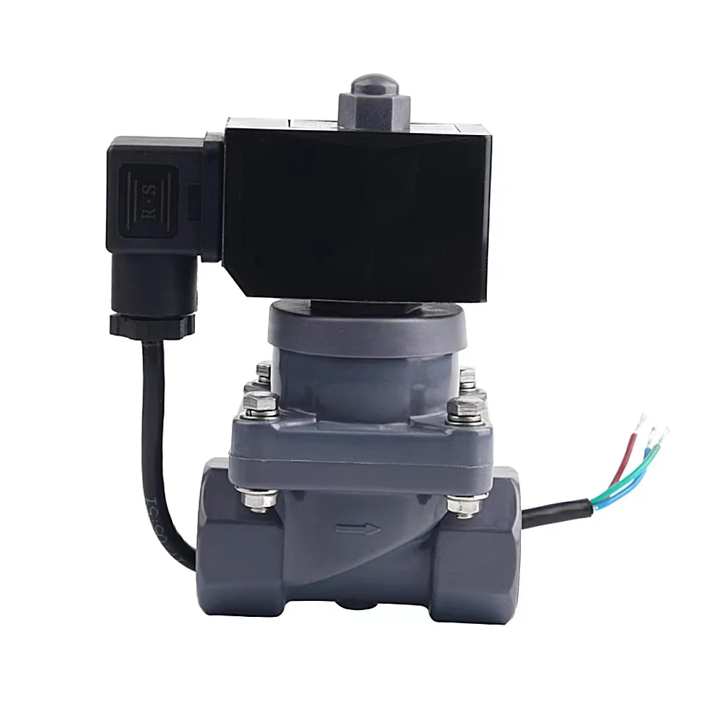 Wholesale Prices UPVC CPVC Anti-Corrosive Material Solenoid Valve Long-Life Electric Solenoid Valve For Continuous Operation