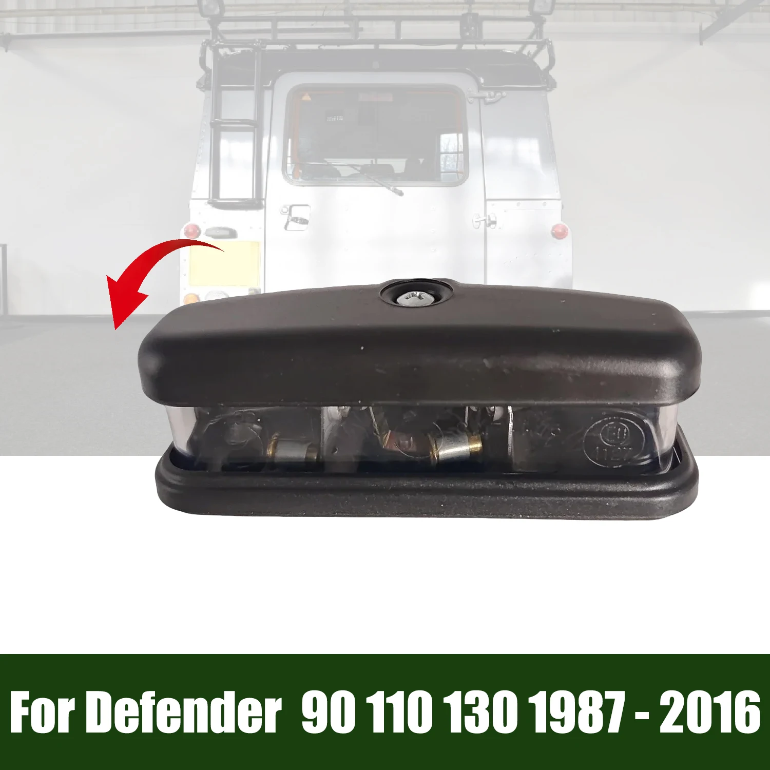Rear License Number Lamp Plate Bulb For Land Rover Series 2 3 Defender 90 110 130 1987-2016