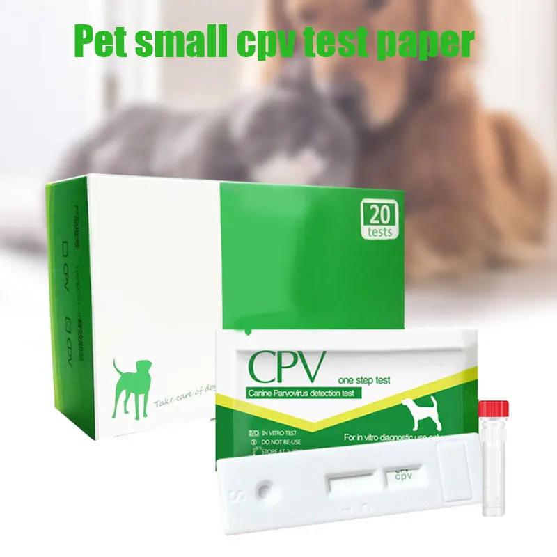 Haustier Hund Katze cdv/cpv/fpv nach Hause Nasen tupfer Gesundheit kleiner Test Papier Test Haustier Hund Katze effektiver Schnelltest