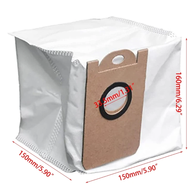 10 шт. мешки для пылесоса пылесборник в бумаге для робота M7pro/M7max/M8pro Прямая доставка