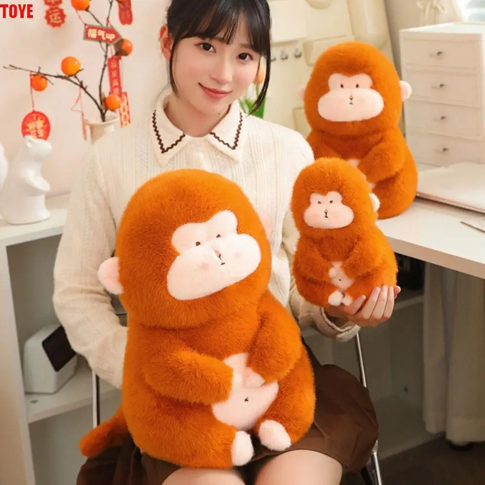 

Animal Monkey Simulation Monkey Doll Plush Gorilla Golden Fluffly Hair Monkey Plush Toy Soft Cute Golden Monkeys Dolls Kid's