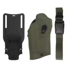 Taktisches Pistolenholster, passend für P320 + X300 Taschenlampe, automatisches Verriegelungssystem, rechte Hand, Jagdpistole, Drop-Bein-Holster, Paddel - AliExpress 18