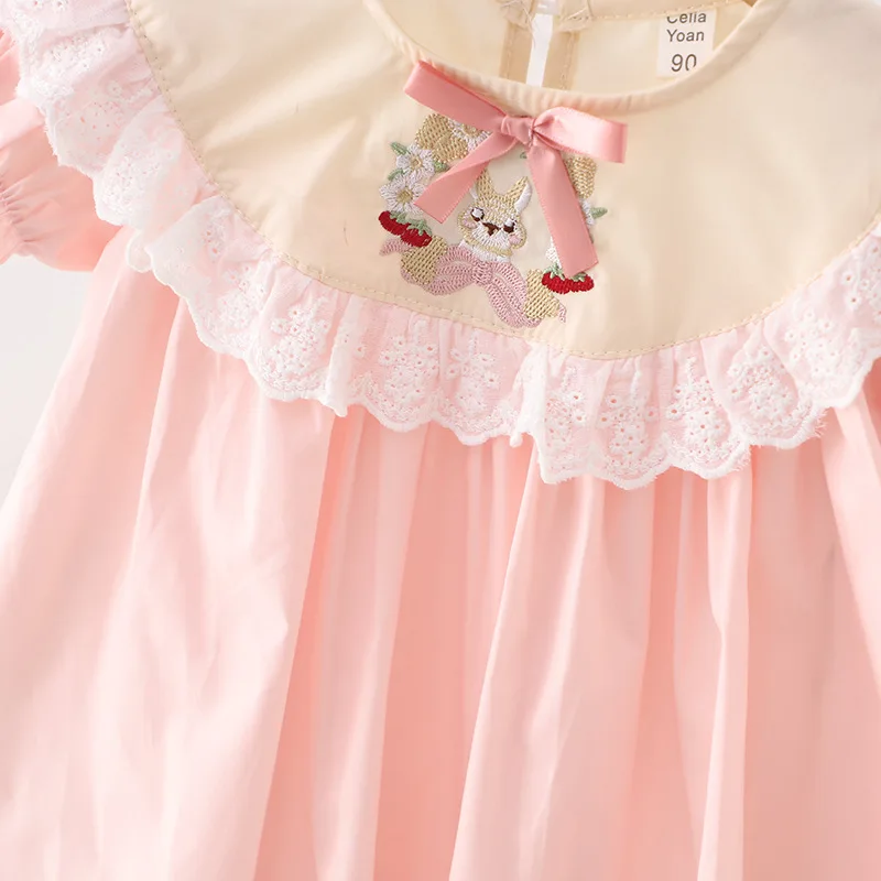 Girls Cute Dresses Summer 2024 Children\'s Princess Dress For Baby Girl Birthday Party Clothes Kids Costume Outfits Dress 4 5 6Y