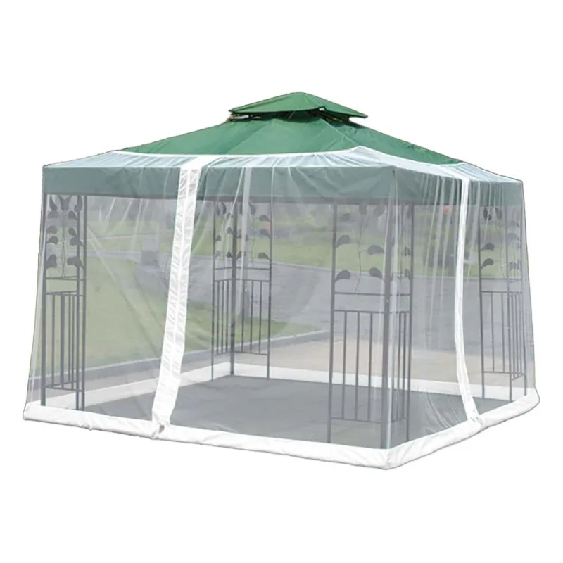 Fine Mesh Patio Parasol Mosquito Net, Insect Proof Netting for Garden Straight Pole & Cantilever Offset Umbrella