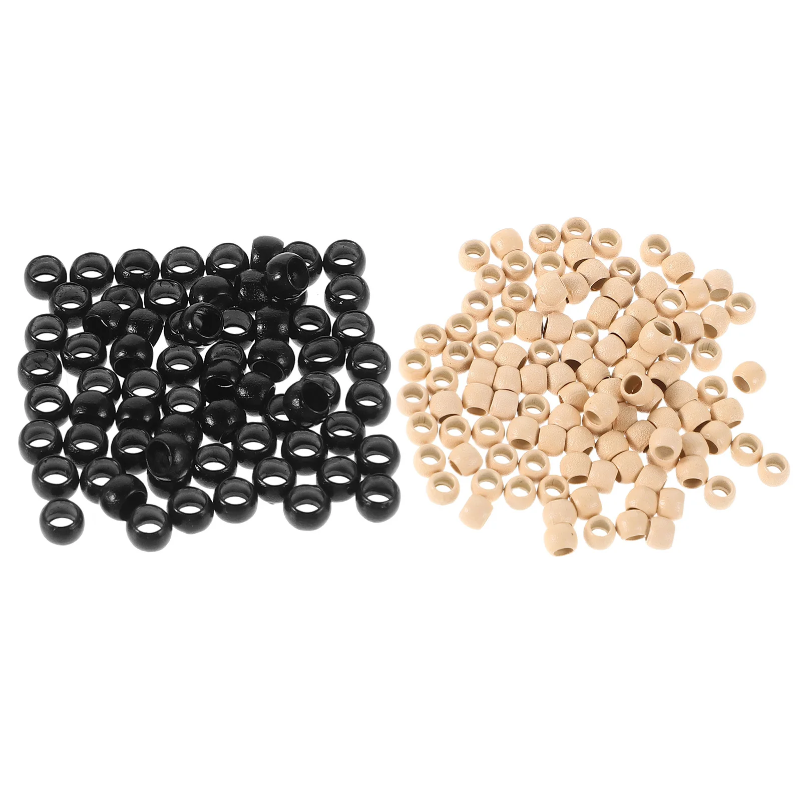 2 Box Nano Rings Silicone Lined 3Mm Hair Extension Beads Gentle Copper Material Large Hole Design Braids Clips