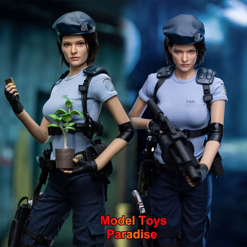 SWTOYS NO:FS069 1/6 Collectible Toys Jill Special Police Force Hair Transplant Head Carving 12inch Action Figure Model Gifts